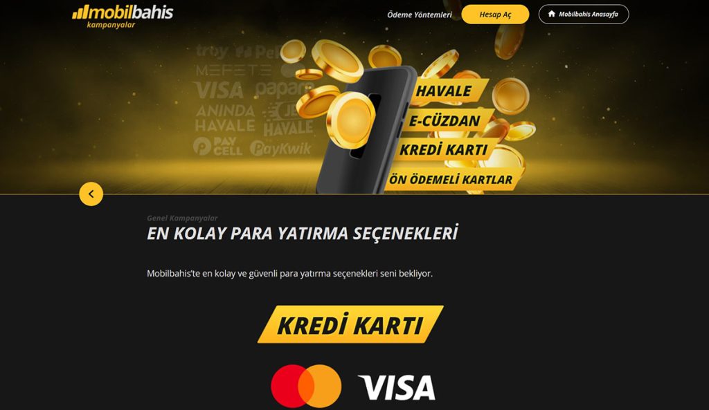 mobilbahis ödeme yöntemleri
